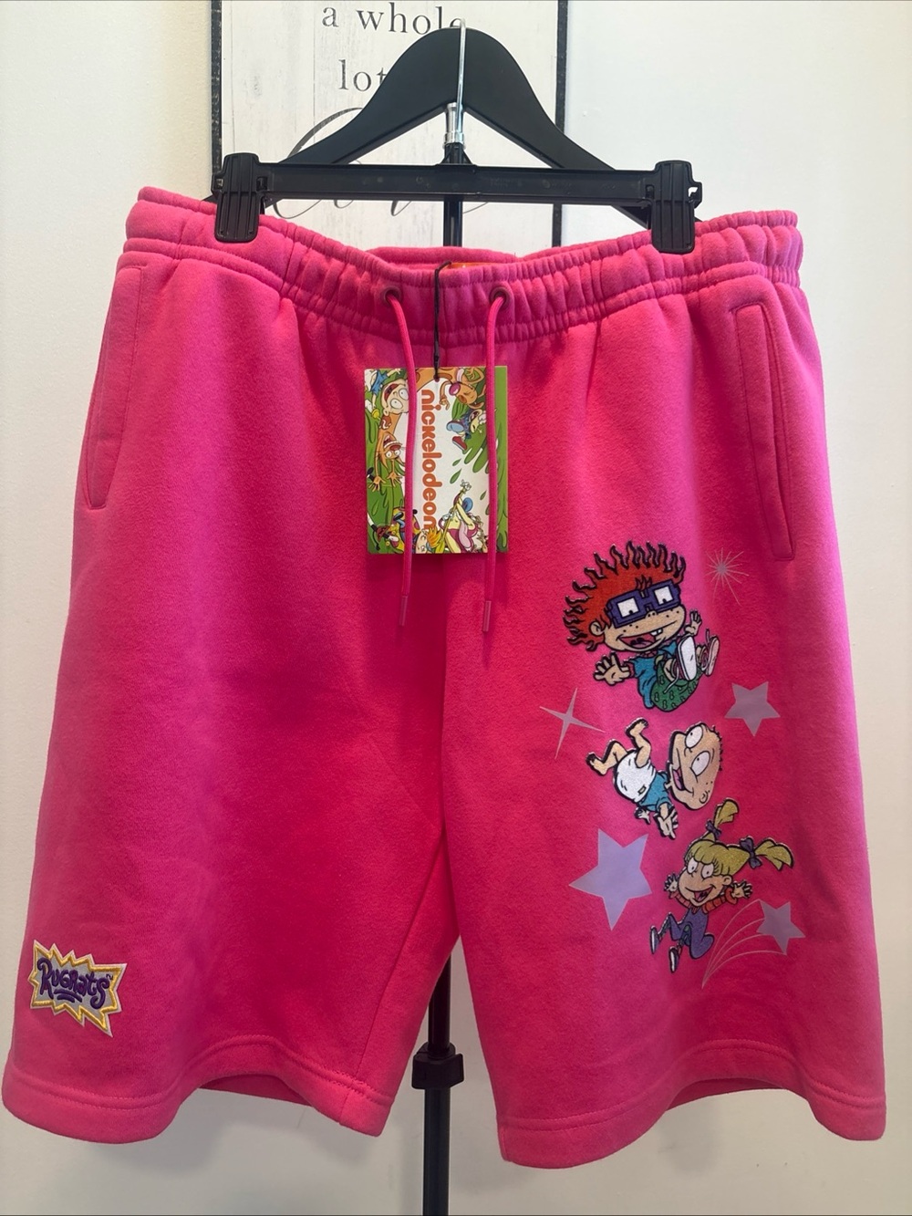 Nickelodeon Hot Pink Rugrats Fleece Shorts